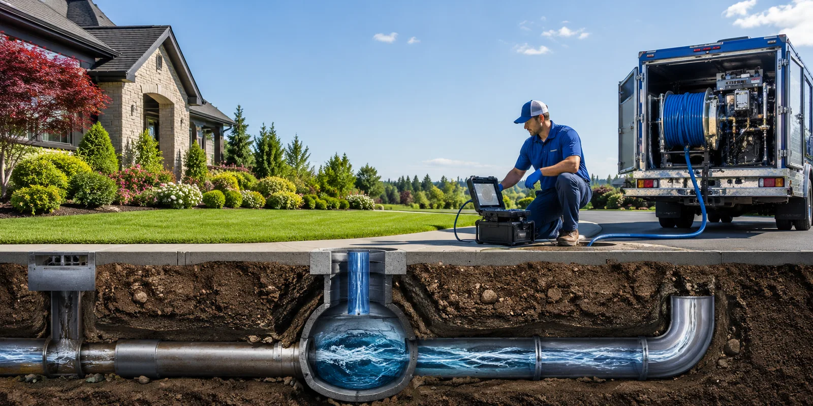 Drainage restoration information for Chalk Hill, PA